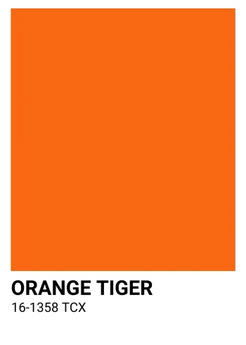 Orange Tiger színminta falikép