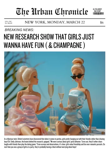 Pezsgős magazin divat falikép