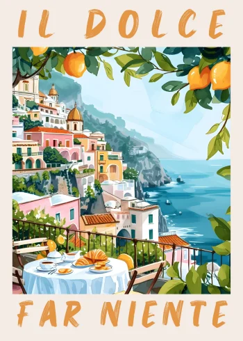 Il Dolce Far Niente olasz falikép