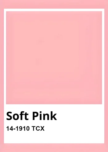 Soft Pink rózsaszín színminta falikép