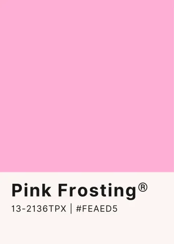 Pink Frosting rózsaszín színminta falikép