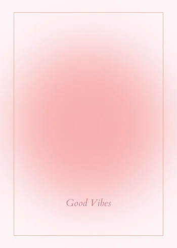 Good Vibes minimal pasztell falikép