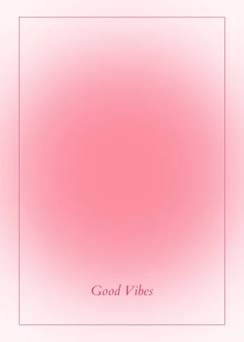 Good Vibes rózsaszín átmenetes falikép