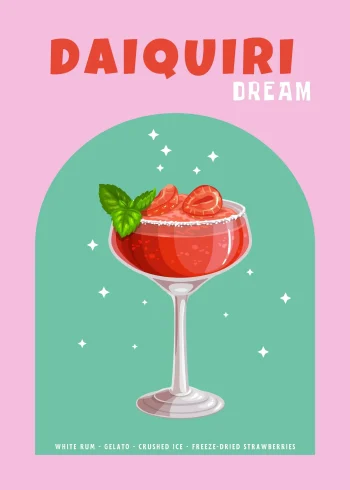 Daiquiri Dream koktél falikép
