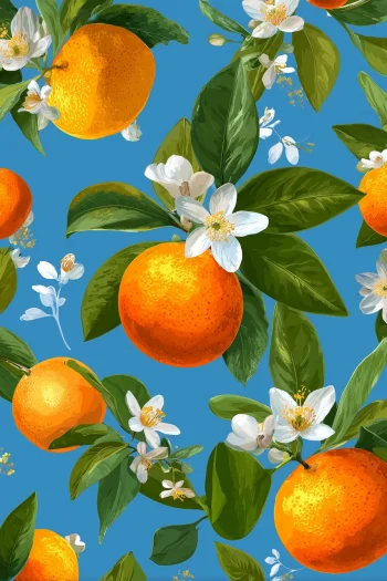 Színes koktél citrus falikép